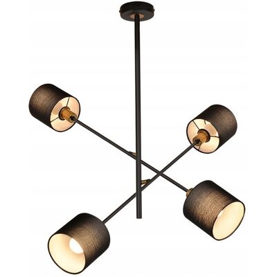 NETTLIFE musta, metallinen, riippuvalaisin, E14 max. 25W, halkaisija, 85cm, 4 lamppua, lampunvarjostin, olohuoneen, ruokailuhuoneen, lamppu Vintage NETTLIFE musta, metallinen, riippuvalaisin, E14 max. 25W, halkaisija, 85cm, 4 lamppua, lampunvarjostin, olohuoneen, ruokailuhuoneen, lamppu Vintage