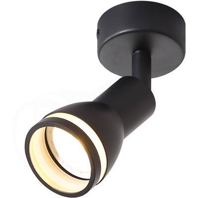 NETTLIFE LED - kattospottivalaisin 1 lamppu musta olohuoneen säädettävä kattovalaisin GU10 spotti moderni lamppu NETTLIFE LED - kattospottivalaisin 1 lamppu musta olohuoneen säädettävä kattovalaisin GU10 spotti moderni lamppu