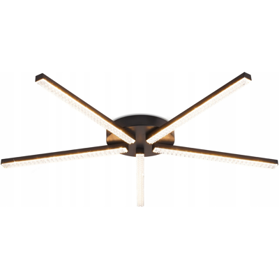 NETTLIFE LED-kattovalaisin 25W, musta 5-valoinen design-valaisin NETTLIFE LED-kattovalaisin 25W, musta 5-valoinen design-valaisin
