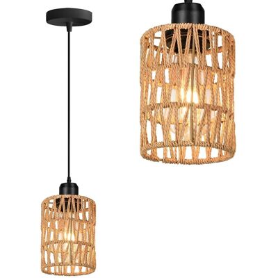 TOOLIGHT riippuva kattovalaisin APP1622-1CP BOHO beige, 12x12x15, 5cm TOOLIGHT riippuva kattovalaisin APP1622-1CP BOHO beige, 12x12x15, 5cm