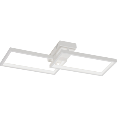 NETTLIFE LED-kattovalaisin valkoinen metalli 48W 80cm, himmennettävä, suorakaiteen muotoinen NETTLIFE LED-kattovalaisin valkoinen metalli 48W 80cm, himmennettävä, suorakaiteen muotoinen
