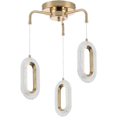 TOOLIGHT riippuvalaisin G173-3CP GOLD Kulta, 24x15x70cm TOOLIGHT riippuvalaisin G173-3CP GOLD Kulta, 24x15x70cm