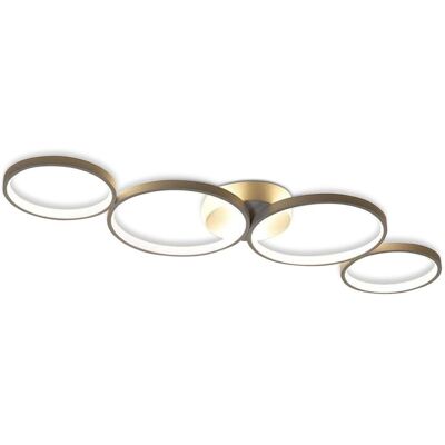 NETTLIFE Moderni pyöreä LED-kattovalaisin, lämmin valkoinen 3000K, 37W, 89 cm NETTLIFE Moderni pyöreä LED-kattovalaisin, lämmin valkoinen 3000K, 37W, 89 cm