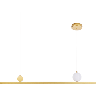 Beliani LED-riippuvalaisin ALWAND metalli Kulta Beliani LED-riippuvalaisin ALWAND metalli Kulta