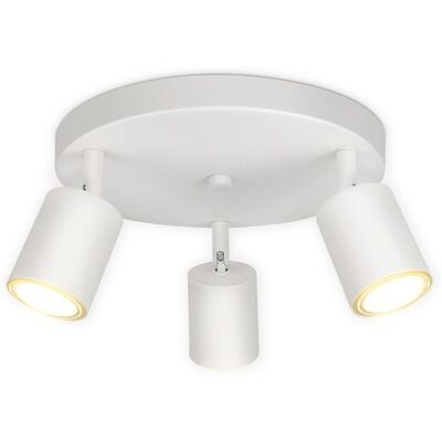 NETTLIFE LED - kattovalaisin käytävään, kattovalaisin olohuoneeseen, 3 pyöreää valkoista GU10- lamppua NETTLIFE LED - kattovalaisin käytävään, kattovalaisin olohuoneeseen, 3 pyöreää valkoista GU10- lamppua
