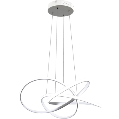 NETTLIFE LED - kattokruunu, olohuoneen, riippuvalaisimet, ruokapöytäValkoinen, 62W, himmennettäväKaukosäätimellä NETTLIFE LED - kattokruunu, olohuoneen, riippuvalaisimet, ruokapöytäValkoinen, 62W, himmennettäväKaukosäätimellä