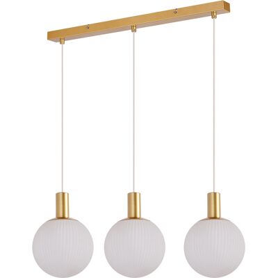 NETTLIFE riippuvalaisin, E27 Kultainen, riippuvalaisin, 3Valoa Korkeussäädettävä, moderni, riippuvalaisin NETTLIFE riippuvalaisin, E27 Kultainen, riippuvalaisin, 3Valoa Korkeussäädettävä, moderni, riippuvalaisin