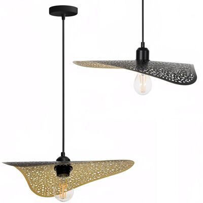 TOOLIGHT riippuvalaisin APP1468-1CP Musta-harjattu kulta, 33x36x5cm TOOLIGHT riippuvalaisin APP1468-1CP Musta-harjattu kulta, 33x36x5cm