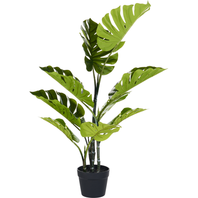 Beliani Tekokasvi MONSTERA PLANT 94 cm Vihreä Beliani Tekokasvi MONSTERA PLANT 94 cm Vihreä