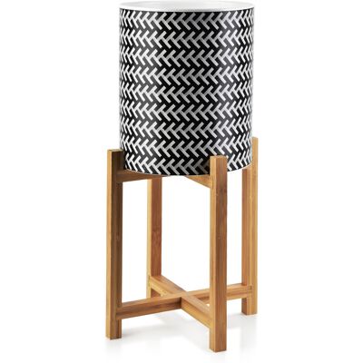 Mondex Blaze - musta - keramiikka - 20x20x23 cm - ruukku Mondex Blaze - musta - keramiikka - 20x20x23 cm - ruukku