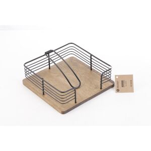MONDEX Lautasliinateline metalli-kumipuu Modern Kitchen 19x19x7 cm musta 1 kpl MONDEX Lautasliinateline metalli-kumipuu Modern Kitchen 19x19x7 cm musta 1 kpl