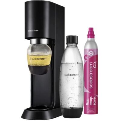 Sodastream MIX -hiilihapotuslaite + CO2-patruuna, pullo 1L, 430ml, musta Sodastream MIX -hiilihapotuslaite + CO2-patruuna, pullo 1L, 430ml, musta
