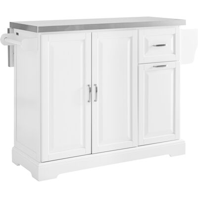 SoBuy Keittiövaunu 2 kpl setti kääntyvällä pöydällä valkoinen 107.0x71.0x91.0 FKW128-II-ST SoBuy Keittiövaunu 2 kpl setti kääntyvällä pöydällä valkoinen 107.0x71.0x91.0 FKW128-II-ST