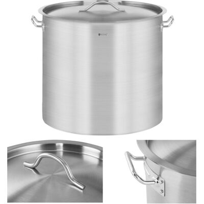 Royal Catering Gastronorm-kattila kannella, ruostumatonta terästä, induktioliesi, 50 l Royal Catering Gastronorm-kattila kannella, ruostumatonta terästä, induktioliesi, 50 l