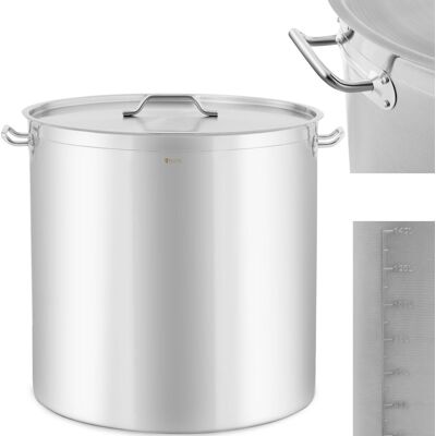 Royal Catering Teräskattila kannella ja mitta-asteikolla kaasu- ja sähköinduktioliesille 170 l Royal Catering Teräskattila kannella ja mitta-asteikolla kaasu- ja sähköinduktioliesille 170 l