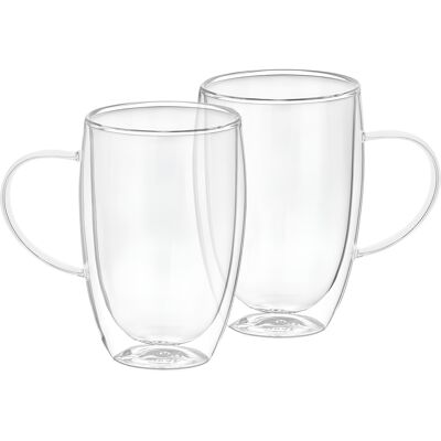 Cheffinger Erä 2 Lasia Kahva Kaksiseinämä 350ml Borosilikaattilasi Cheffinger Erä 2 Lasia Kahva Kaksiseinämä 350ml Borosilikaattilasi