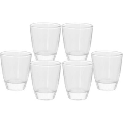 ALPINA 6 Kpl 45ml Shottilasi Paketti Yhteensopiva Alkoholijuomien kanssa Kestävä ALPINA 6 Kpl 45ml Shottilasi Paketti Yhteensopiva Alkoholijuomien kanssa Kestävä