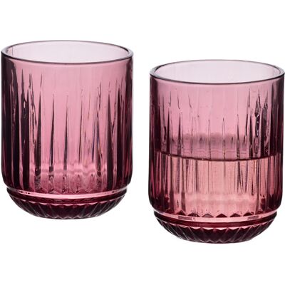 MONDEX Juomalasit lasi ELISE PURPLE 260 ml 7,5x9,4 cm violetti 4 kpl MONDEX Juomalasit lasi ELISE PURPLE 260 ml 7,5x9,4 cm violetti 4 kpl