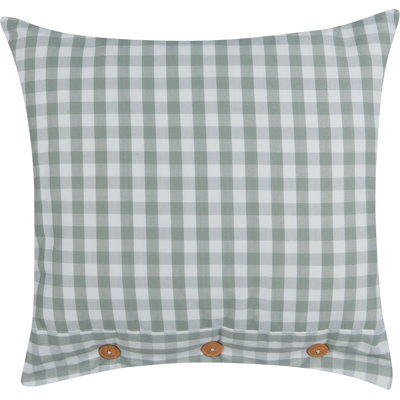 Beliani Moderni Vihreä ja Valkoinen Ruudullinen Päällinen 45cm Beliani Moderni Vihreä ja Valkoinen Ruudullinen Päällinen 45cm