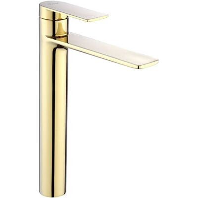 Rea Storm Gold High - Kylpyhuonehana - Sähkötislatut, Keramiikka, 295mm Rea Storm Gold High - Kylpyhuonehana - Sähkötislatut, Keramiikka, 295mm