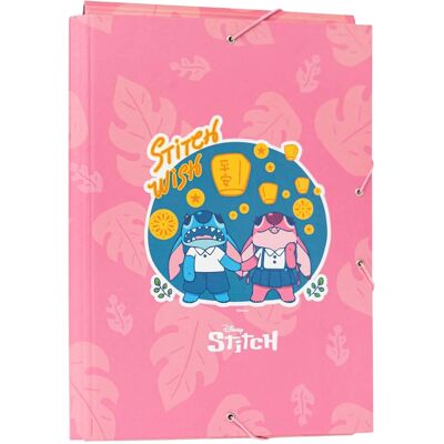 Disney Kartonkikansio A4 Stitch Wish -malli 3 läppää ja kuminauhasulku Disney Kartonkikansio A4 Stitch Wish -malli 3 läppää ja kuminauhasulku