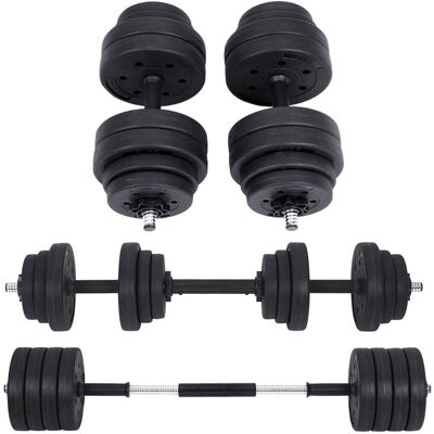 SONGMICS Säädettävät Käsipainot - Musta - Käsipainot, Tang, 2 x 15 kg SONGMICS Säädettävät Käsipainot - Musta - Käsipainot, Tang, 2 x 15 kg