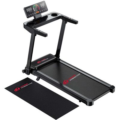 Homefitnesscode Taitettava juoksumatto Q8, 1–12 km/h, 5% kaltevuus (Maton kanssa) Homefitnesscode Taitettava juoksumatto Q8, 1–12 km/h, 5% kaltevuus (Maton kanssa)