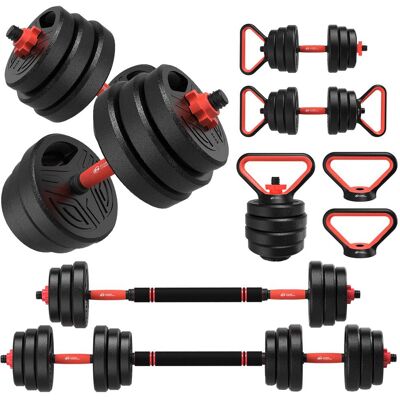 Homefitnesscode 4-in-1 säädettävä käsipainosetti kotitreeniin Homefitnesscode 4-in-1 säädettävä käsipainosetti kotitreeniin