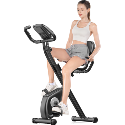 Homefitnesscode 4-in-1 kokoontaitettava kuntopyörä, LCD, magneettivastus Homefitnesscode 4-in-1 kokoontaitettava kuntopyörä, LCD, magneettivastus