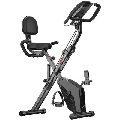 Homefitnesscode Kokoontaitettava kuntopyörä, magneettivastus, LCD Homefitnesscode Kokoontaitettava kuntopyörä, magneettivastus, LCD