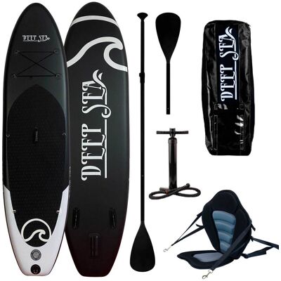 Deep Sea SUP-lautasetti Kayak Pro 300cm, Musta Deep Sea SUP-lautasetti Kayak Pro 300cm, Musta