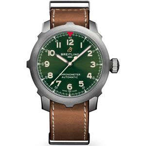 Breitling Miesten kello EB2040101L1X1 Navitimer 08 Vihreä/Nahka Ø46 Breitling Miesten kello EB2040101L1X1 Navitimer 08 Vihreä/Nahka Ø46