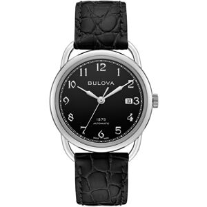 Bulova Miesten kello 96B325 Musta/Nahka Ø38 mm Bulova Miesten kello 96B325 Musta/Nahka Ø38 mm
