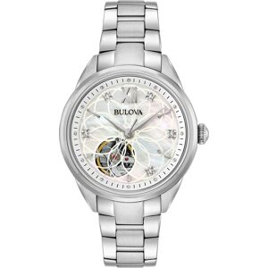 Bulova Naisten kello 96P181 Valkoinen/Teräs Ø35 mm Bulova Naisten kello 96P181 Valkoinen/Teräs Ø35 mm
