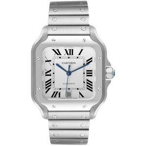 Cartier Miesten kello WSSA0018 Santos De Valkoinen/Teräs Cartier Miesten kello WSSA0018 Santos De Valkoinen/Teräs