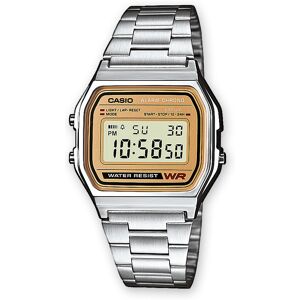 Casio Miesten kello A158WEA-9EF Collection LCD/Teräs 36.8x33.2 mm Casio Miesten kello A158WEA-9EF Collection LCD/Teräs 36.8x33.2 mm