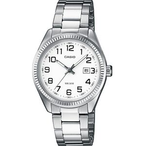 Casio Naisten kello LTP-1302PD-7BVEG Collection Valkoinen/Teräs Ø34 Casio Naisten kello LTP-1302PD-7BVEG Collection Valkoinen/Teräs Ø34