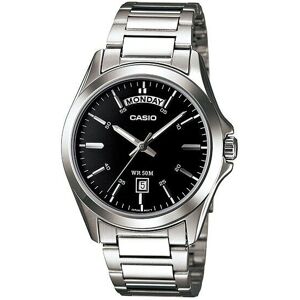 Casio Miesten kello MTP-1370D-1A1VDF Classic Musta/Teräs Ø40 mm Casio Miesten kello MTP-1370D-1A1VDF Classic Musta/Teräs Ø40 mm