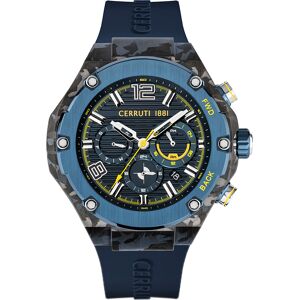 Cerruti 1881 Miesten kello CIWGQ2113802 Sininen/Kumi Ø44 mm Cerruti 1881 Miesten kello CIWGQ2113802 Sininen/Kumi Ø44 mm