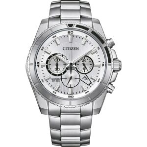 Citizen Miesten kello AN8200-50A Chrono Hopea/Teräs Ø46.4 mm Citizen Miesten kello AN8200-50A Chrono Hopea/Teräs Ø46.4 mm