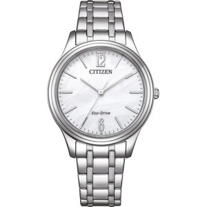 Citizen Naisten kello EM0411-71A Elegance Valkoinen/Teräs Ø34 mm Citizen Naisten kello EM0411-71A Elegance Valkoinen/Teräs Ø34 mm