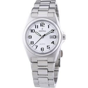 Festina Naisten kello F16375-9 Classic Valkoinen/Teräs Ø32 mm Festina Naisten kello F16375-9 Classic Valkoinen/Teräs Ø32 mm