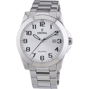 Festina Miesten kello F16376-7 Valkoinen/Teräs Ø40 mm Festina Miesten kello F16376-7 Valkoinen/Teräs Ø40 mm