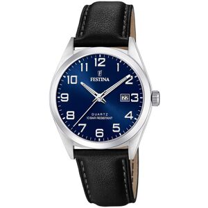 Festina Miesten kello F20446-2 Sininen/Nahka Ø40 mm Festina Miesten kello F20446-2 Sininen/Nahka Ø40 mm