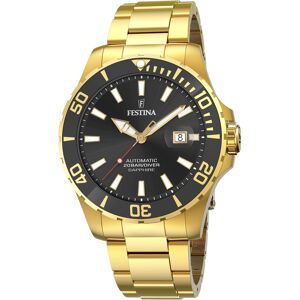 Festina Miesten kello F20533-2 Diver Musta/Kullansävytetty teräs Festina Miesten kello F20533-2 Diver Musta/Kullansävytetty teräs