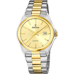 Festina Miesten kello F20554-3 Classic Kullattu/Kullansävytetty Festina Miesten kello F20554-3 Classic Kullattu/Kullansävytetty