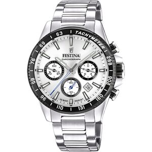 Festina Miesten kello F20560-1 Timeless Hopea/Teräs Ø45 mm Festina Miesten kello F20560-1 Timeless Hopea/Teräs Ø45 mm