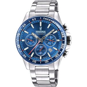 Festina Miesten kello F20560-3 Timeless Sininen/Teräs Ø45 mm Festina Miesten kello F20560-3 Timeless Sininen/Teräs Ø45 mm