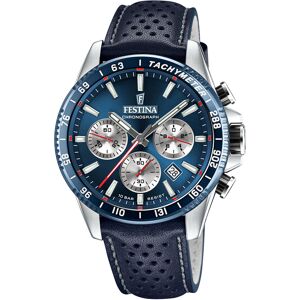 Festina Miesten kello F20561-2 Timeless Sininen/Nahka Ø45 mm Festina Miesten kello F20561-2 Timeless Sininen/Nahka Ø45 mm