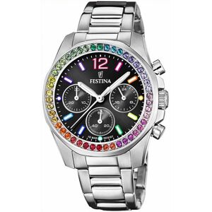Festina Naisten kello F20606-3 Boyfriend Musta/Teräs Ø39 mm Festina Naisten kello F20606-3 Boyfriend Musta/Teräs Ø39 mm